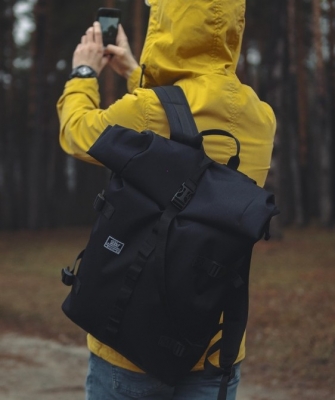 рюкзак Ролл-Топ 9016 черный