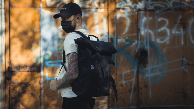 рюкзак Ролл-Топ 9016 черный