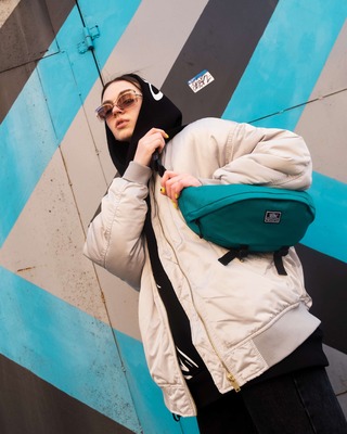 поясная сумка 909 CITY бирюзовый