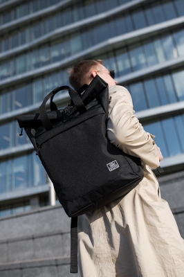 сумка-рюкзак 9022L черный