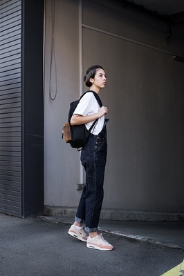 рюкзак 3307 черный/натуральная кожа