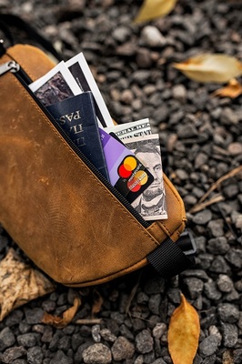 поясная сумка 905S Crazy Horse натуральная кожа