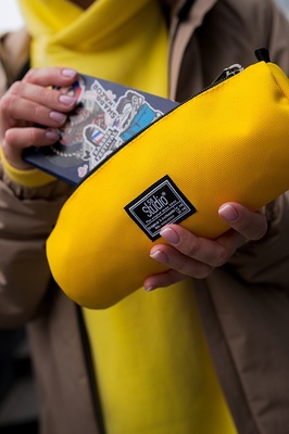 Пенал-косметичка 005 желтый