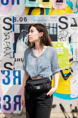 поясная сумка 902 синий