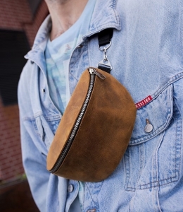 поясная сумка 905S Crazy Horse натуральная кожа