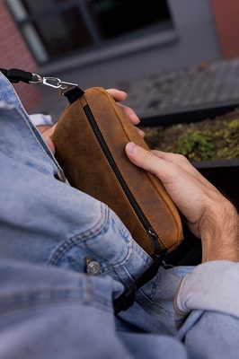 поясная сумка 905S Crazy Horse натуральная кожа