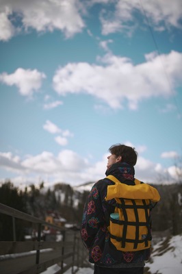 рюкзак Лоукостер желтый