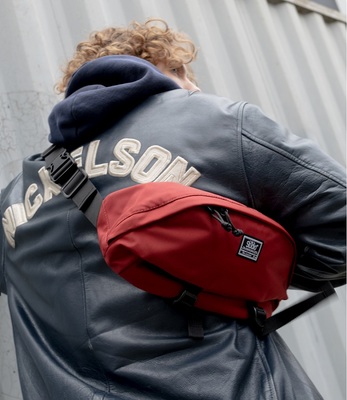 поясная сумка 909 CITY бордовый