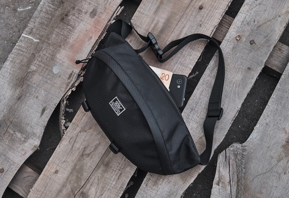 поясная сумка 909 CITY бордовый