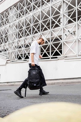 РЮКЗАК 9020 ЧЕРНЫЙ/ТЕМНО-КОРИЧНЕВЫЙ КОЖЗАМ