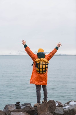 рюкзак Лоукостер желтый