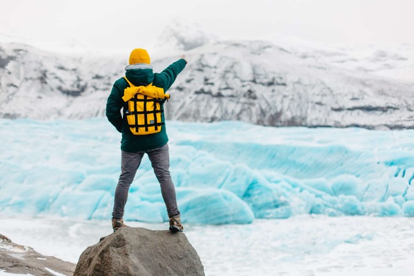 рюкзак Лоукостер желтый