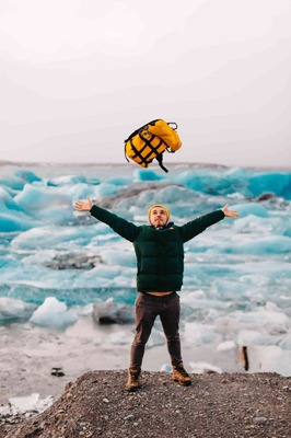 рюкзак Лоукостер желтый