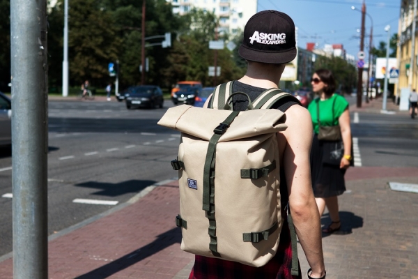 рюкзак Ролл-Топ 9016 бежевый