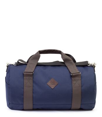 СПОРТИВНАЯ СУМКА 7055 СИНИЙ-КОРИЧНЕВЫЙ КОЖЗАМ