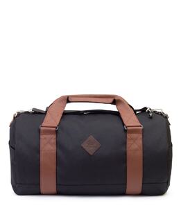 СПОРТИВНАЯ СУМКА 7055 ЧЕРНЫЙ/РЫЖИЙ КОЖЗАМ