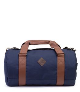 СПОРТИВНАЯ СУМКА 7055 СИНИЙ-РЫЖИЙ КОЖЗАМ