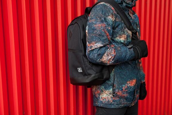 рюкзак 340 черный/черный кожзам