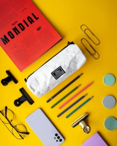 Пенал-косметичка 005 Оригами белый