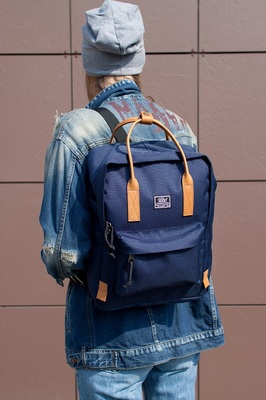 рюкзак 5007 синий/ореховый 