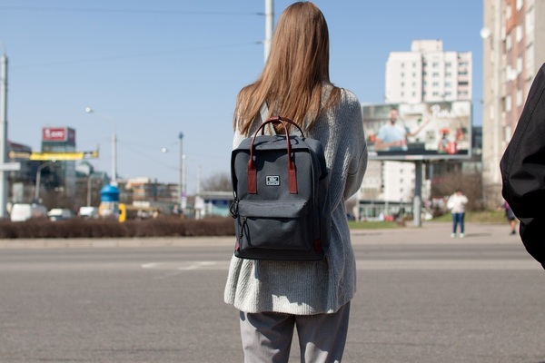 рюкзак 5007 серый/бордовый