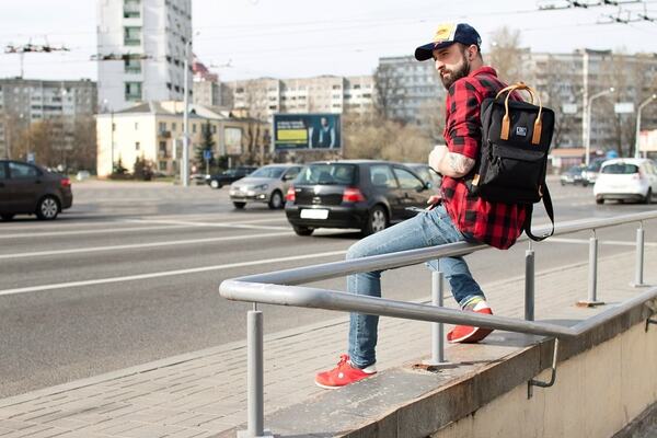 рюкзак 5007 черный/ореховый