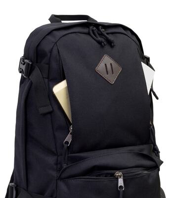 РЮКЗАК 9020 ЧЕРНЫЙ/ТЕМНО-КОРИЧНЕВЫЙ КОЖЗАМ