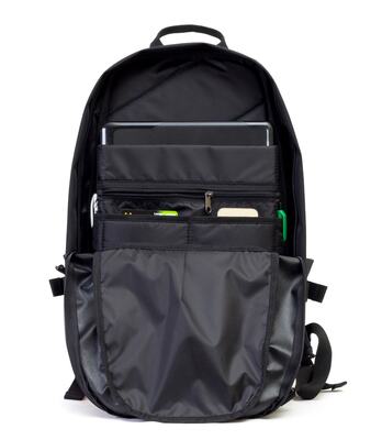 РЮКЗАК 9020 ЧЕРНЫЙ/ТЕМНО-КОРИЧНЕВЫЙ КОЖЗАМ