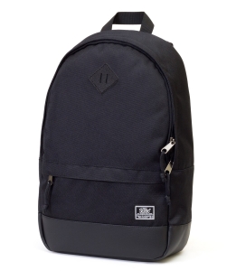 рюкзак 323 черный/черный кожзам