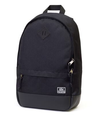 рюкзак 323 черный/черный кожзам