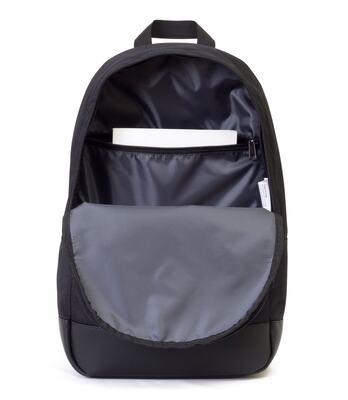 рюкзак 323 черный/черный кожзам