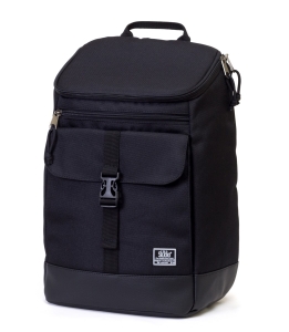 Рюкзак 9012 черный/черный кожзам