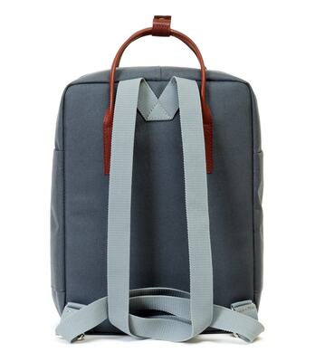 рюкзак 5007 серый/бордовый