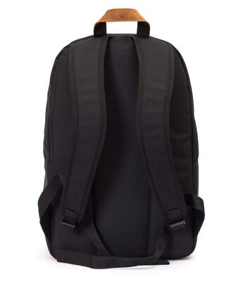 рюкзак 3307 черный/натуральная кожа