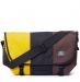 сумка-мессенджер 6003L желтый/черный/коричневый