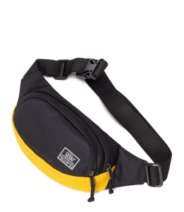 поясная сумка 901 черный/желтый