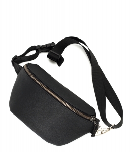 поясная сумка 905S черный экокожа