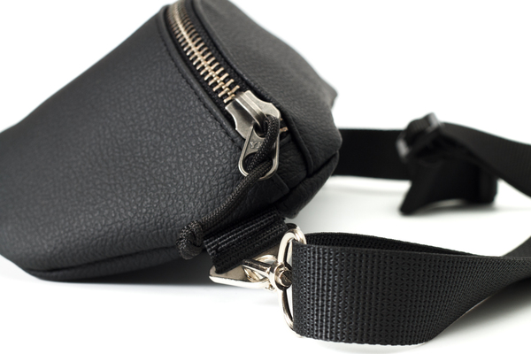 поясная сумка 905S черный экокожа