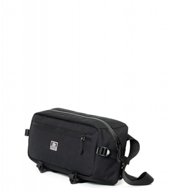 Сумка-слинг TRAFFIC черный/натуральная кожа рыжая