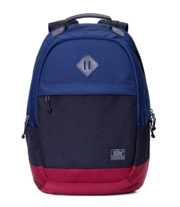 РЮКЗАК 9007 СИНИЙ/ЧЕРНЫЙ/БОРДОВЫЙ 