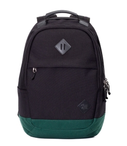 РЮКЗАК 9007 ЧЕРНЫЙ/ЗЕЛЕНЫЙ