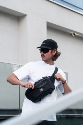 Поясная сумка SWIFT черный/темно зеленый