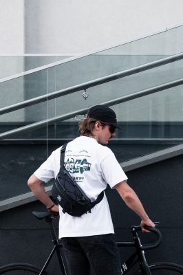 Поясная сумка SWIFT черный/темно зеленый