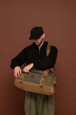 СПОРТИВНАЯ СУМКА 7052-40 (40-литров) ОЛИВА/КОЙОТ