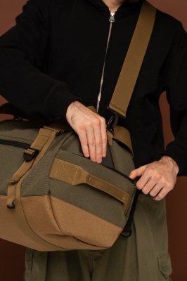 СПОРТИВНАЯ СУМКА 7052-40 (40-литров) ОЛИВА/КОЙОТ