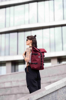 рюкзак Ролл-Топ 9016 Бордо