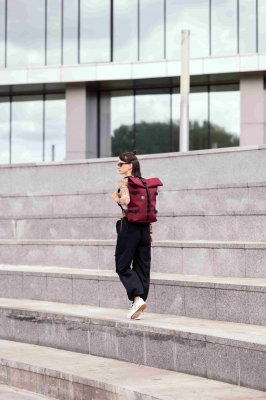 рюкзак Ролл-Топ 9016 Бордо