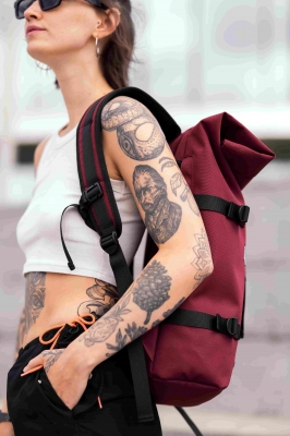 рюкзак Ролл-Топ 9016 Бордо