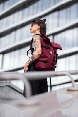 рюкзак Ролл-Топ 9016 Бордо