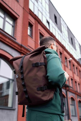 рюкзак Ролл-Топ 9016 Браун